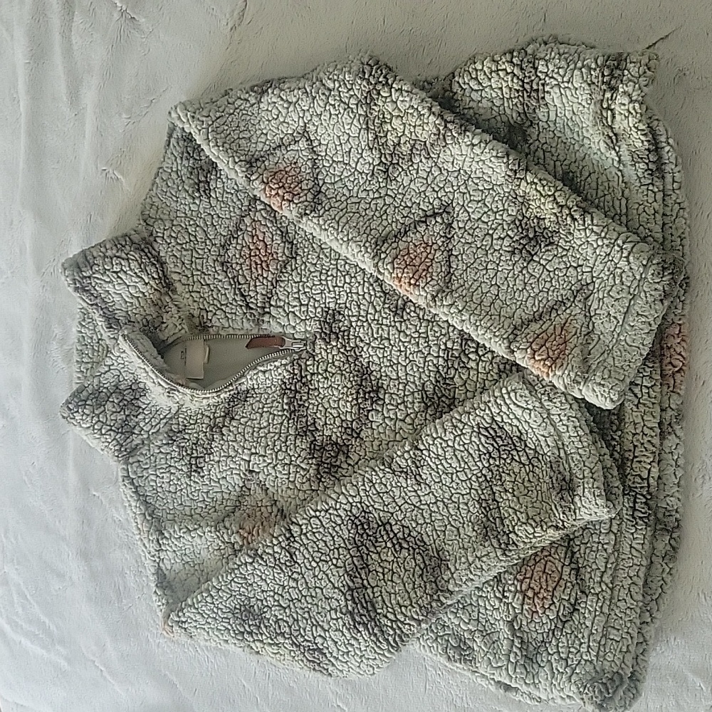 Thread Supply, fleece teddy zip up